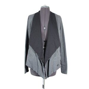 Adidas 40th anniversary women's shawl collar open front cardigan sweater sample‎